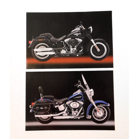 Harley Davidson 13 Frameable Prints Motorcycle Bikes Hog 15 x 10 Inch Boxed - Picture 5 of 11